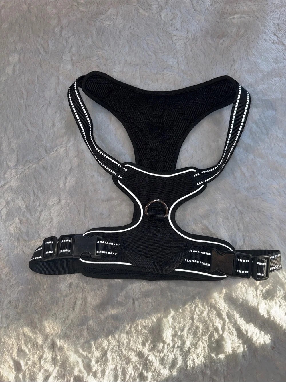 EveryYay Front Walking Reflective Dog Harness, Black, X-Large/XX-Large